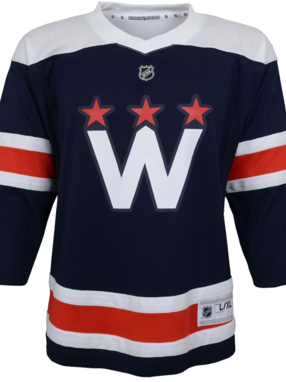 Youth Washington Capitals Navy 2020/21 Alternate Replica Jersey
